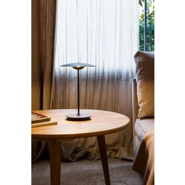 Ginger 20M Table Lamp Portable Wenge - Marset - Buy online